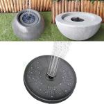 Manufacturers Supply Solar Fountain Pump Outdoor Pool Water Floating Fountain