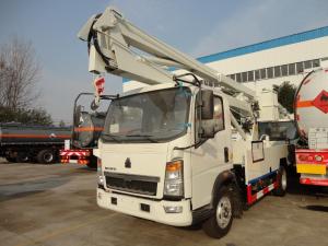 China LHD / RHD Truck Mounted Access Platforms , Arm Lift Aerial Bucket Truck 16m Height on sale