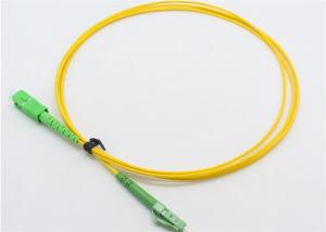 China 100% Clean No Dust Fibre Optic Patch Leads LC APC - SC APC SM 9 / 125 Simplex 2mm 3M wholesale