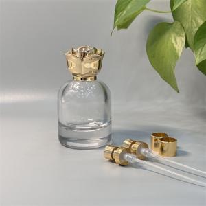 China Gold Rose Zamak Perfume Cap and Custom bottle Caps for Luxury Perfume Packaging wholesale