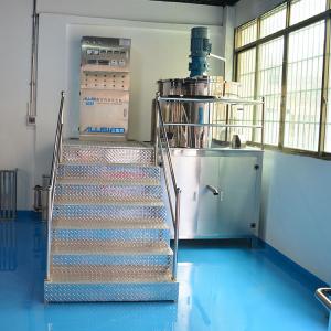 China 1000L electricity heating Liquid washing mixing agitator mixing vessel Shoe polish paint Mixing Machine wholesale