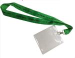 2.0CM Size Customized Logo Badge Holders Lanyards For Event / Festival
