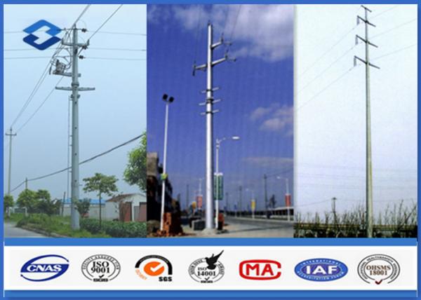 Quality Hot Dip Galvanized Electrical Power Pole for Transmission & Distribution for sale