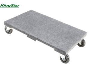 China Carpeted Plywood Heavy Duty Furniture Dolly With Hard PVC Swivel Caster 1000 Lb Capacity wholesale