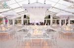 Luxury Clear Wedding Tent , Party Event Clear Top Tent Marquee 200~300 People