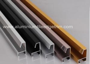 China Customized Aluminium Picture Frame Mouldings Anodized Treatment Solid Structure wholesale