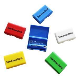 China Colorful Snake Insect Bite Kit Outdoor Survival First Aid Kit Venom Extractor wholesale