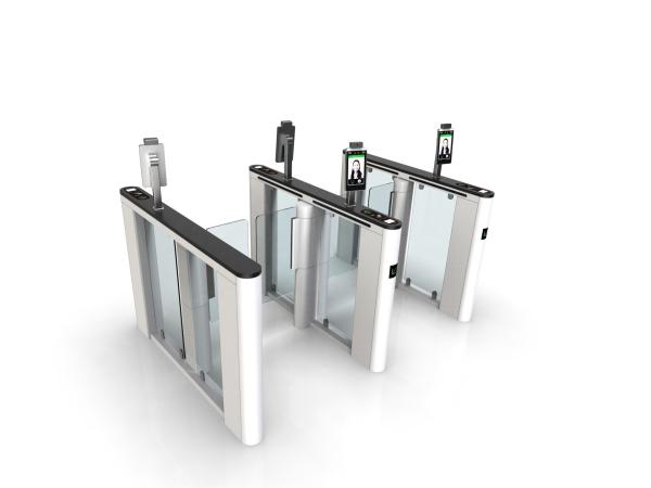 120W Automatic Turnstile Gate 500mm Arm Length For Community Supermarket Office