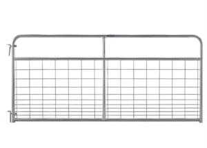 China Power Coating Steel Farm Gates 3.0mm - 5.0mm Wire Diameter 25NB Pipe Frame wholesale