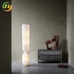 Modern Nordic Design White Silk Floor Lamp LED Dimming Fabric Floor Lamp Hotel
