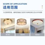 8.66" 220mm Dimmable Round Led Ceiling Light Replacement 120v Aluminum With FCC