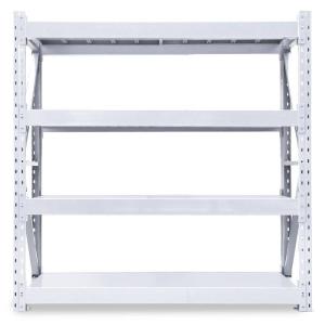 China SGS Medium Duty Racking Q235B Longspan Shelving Unit Silver wholesale