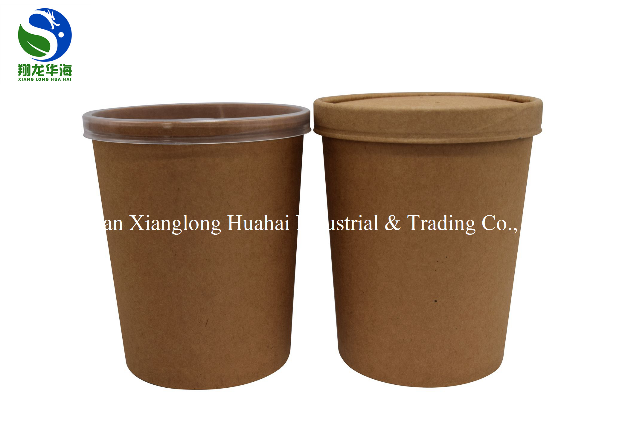 Wholesale disposable reusable custom printed food packing for popcorn soup ice cream fried chicken white paper bucket wi