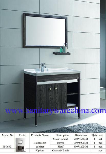 Modern Alunimun Bathroom Vanity/ aluminum alloy bathroom cabinet/Mirror Cabinet