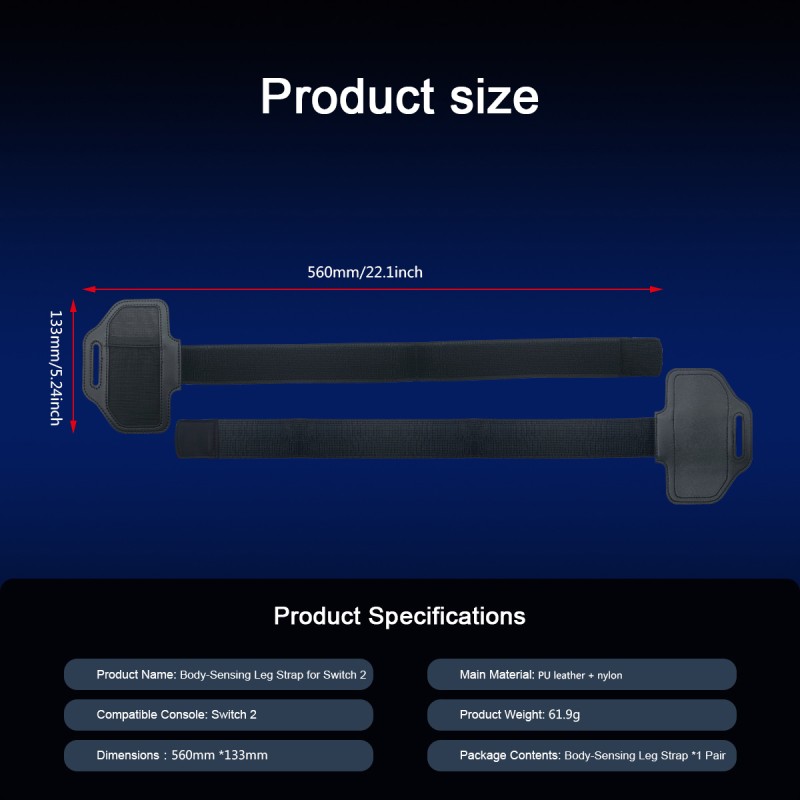 2 in 1 Adjustable Sports Accessories Controller Strap for Nintendo for Switch 2 Sport Accessories & Gaming Gear