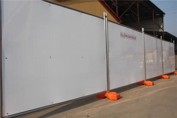 PE abroads soild plastic temporary construction fencing panels for brisbane