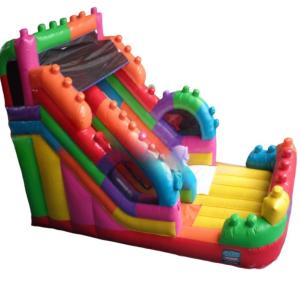 China Gender-Neutral Inflatable Bounce Slide with Custom Logo Printed Commercial Water Slide wholesale