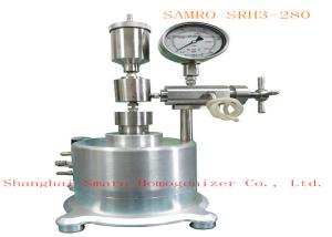 China Ultra High Pressure Homogenizer Max Pressure Be 2800 Bar Compressed Gas Drive Mode wholesale