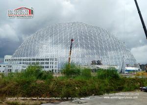 China 50m Diameter Geodesic Dome Tents With Doors &amp; Ventilation For Exhibition wholesale