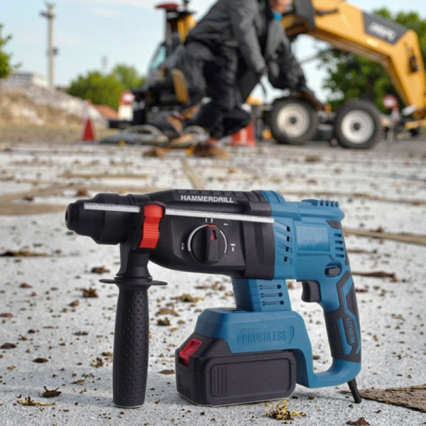 Brushless Cordless Hammer Drill Lithium Battery Industrial Electric Tool