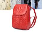 New 2019 crocodile skin bag backpack for ladies