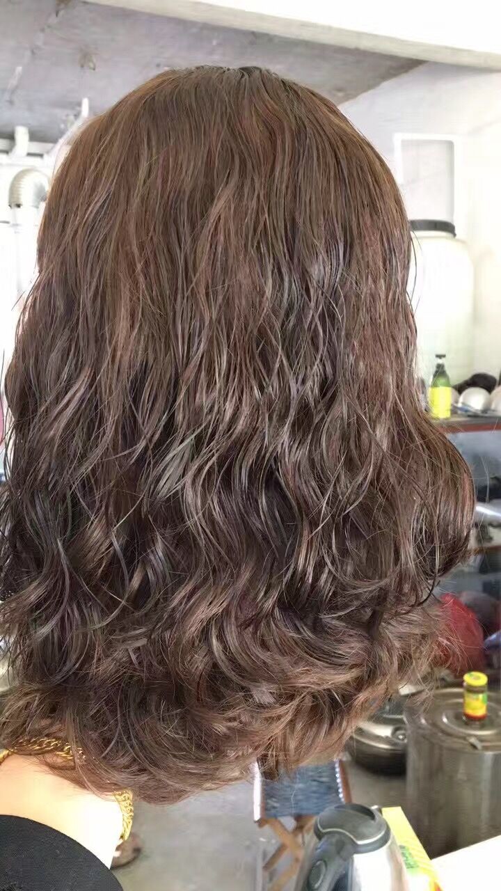 14 Inches European Human Hair Kosher Wigs #4 Body Wave Small Layer In Stock