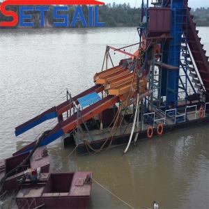 China River Gold and Diamond Flotation Separator with Long Working Life Chain Bucket Dredger wholesale