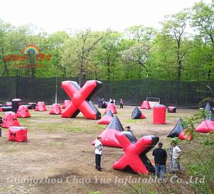 China Inflatable Air Bunkers Package, Paintball Bunker Pacakage wholesale