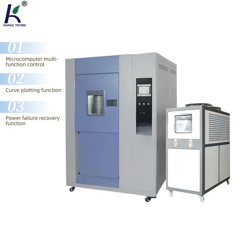 Thermal Shock Test Chamber Rapid Temperature Cycling -40~150℃ Three-zone Climatic Simulation Chamber IEC 60068-2-14