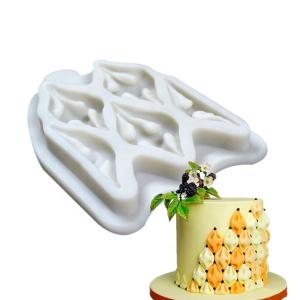 China Food Grade 3d Silicone Moulds , Diy Cake Decorating Fondant Molds wholesale