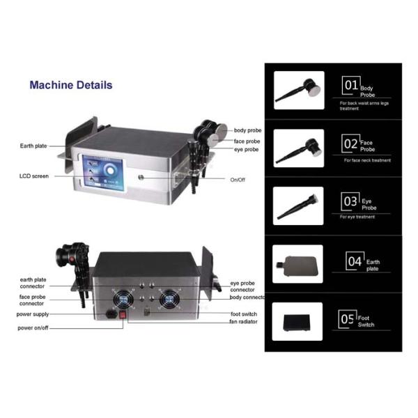 Three Handpiece Fast Slimming Machine , Salon Portable Cavitation Slimming Machine