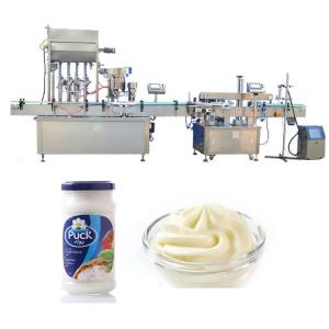China Pneumatic Four Heads Sauce Paste Bottle Filling Machine For Glass Bottle wholesale