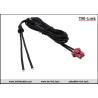 Buy cheap AMP 4.96mm pitch 2P housing connector 18AWG Black PVC Jacket power cable from wholesalers