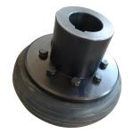 Black LLB Tyre Flex Coupling Steel Rubber For Pumps Equipment