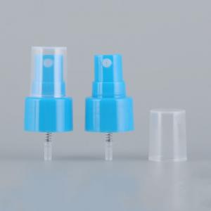 China 24mm 24/410 Plastic Fine Mist Sprayer Blue Alcohol Face Sprayer For Bottle wholesale