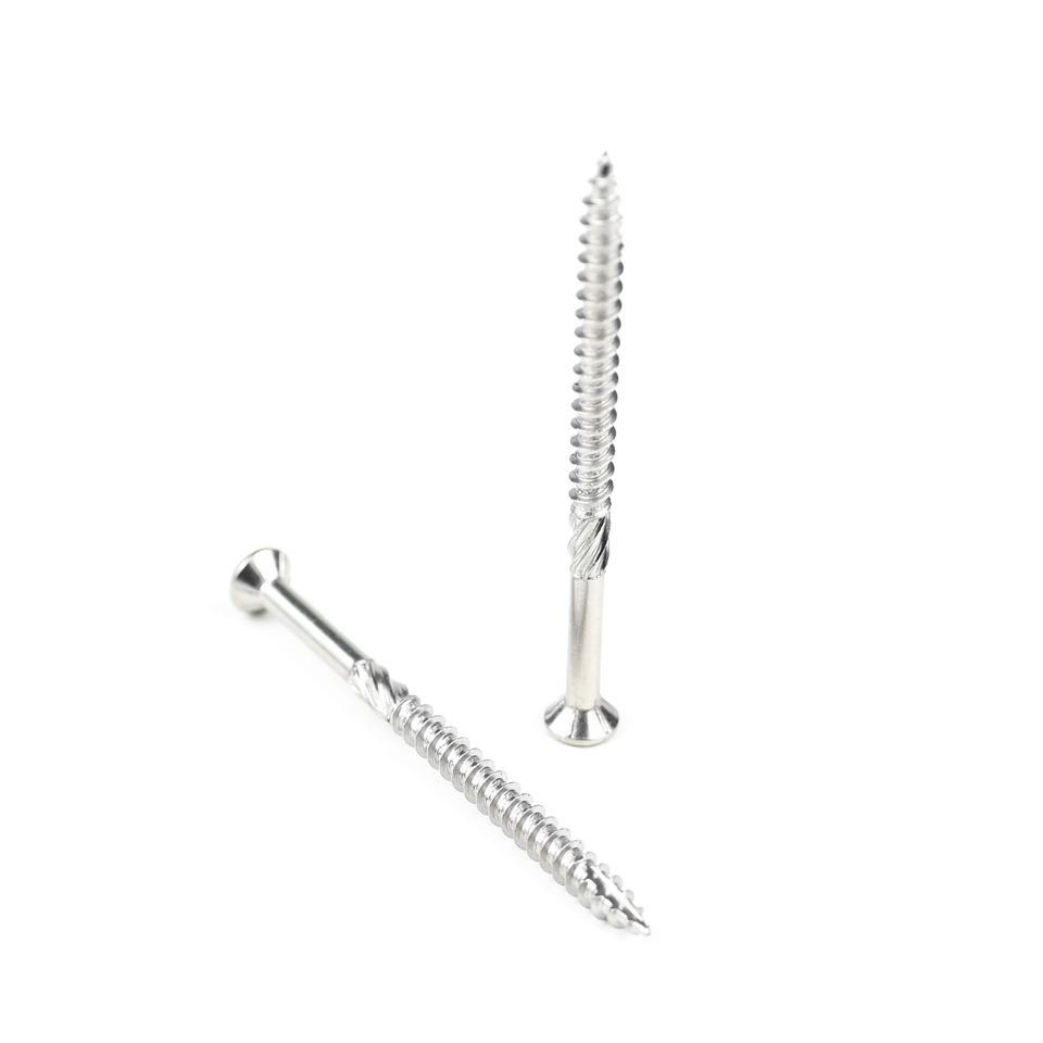 Stainless Steel A4 Decking Screw Trim Head Torx 60mm Chipboard Screws for Installation