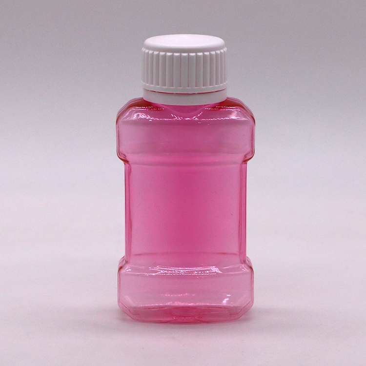 Customized Color Printing 75mL PET Plastic Bottle for Mouth Wash Liquid Travel Size