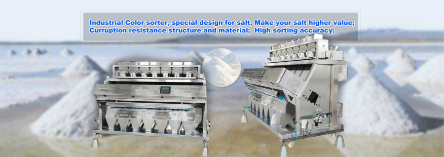 Color Sorter For Salt Stainless Steel Framework Salt Color Sorting Machine
