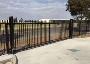China Powder Coated 4x8 Wrought Iron Fence Panels , Wrought Iron Fence Gate wholesale