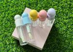 Spherical Cap 6ml Large Brush Lip Gloss Bottle Cute Round Cosmetic Lip Gloss