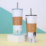 Leakproof Stainless Steel Travel Cups With Straws BPA Free
