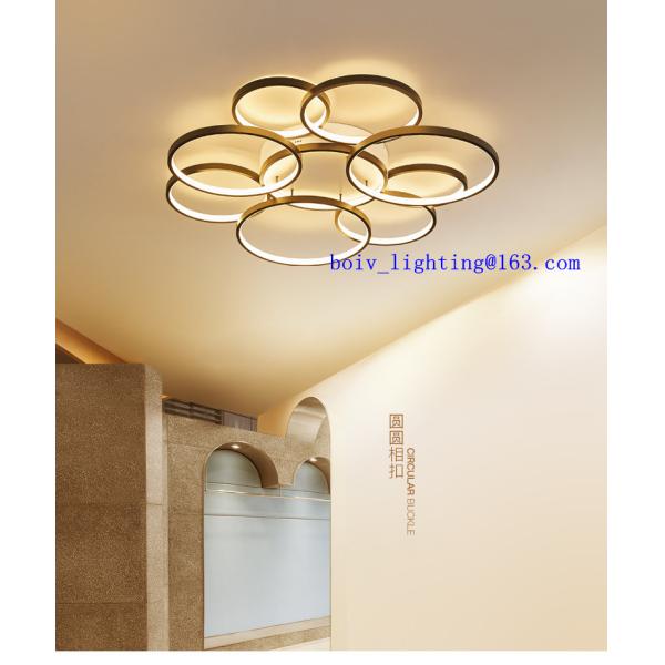 Circular Buckler Simple LED Ceiling Lightings White Color Lamps