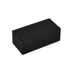 Straight Corner Eyewear Packaging Box Matte Black Grey Cardboard Material