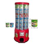 Red ABS Vending Machine Interactive Digital Display Cashless Payment
