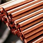 T1 T2 20ft Copper Alloy Round Bar Brush Surface 10mm Copper Rod