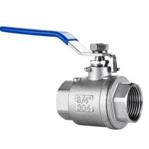 China 1000psi Bsp Thread 1/2&quot; SS304/316L 2PCS Stainless Steel Ball Valve for Water Treatment wholesale