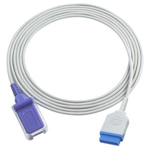 China Clinics / Hospitals SpO2 Adapter Cable - 2021406-001 Compatible For GE Healthcare wholesale