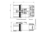 Straight Angle 2pin Inverter High Current Battery Connectors CE Approved