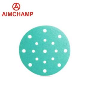 China Sanding Disc Hook And Loop Sanding Disc Sandpaper Disc 5 Inch 125mm Green wholesale