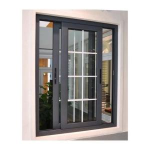 China Double Aluminum Frame Sliding Glass Window Soundproof wholesale